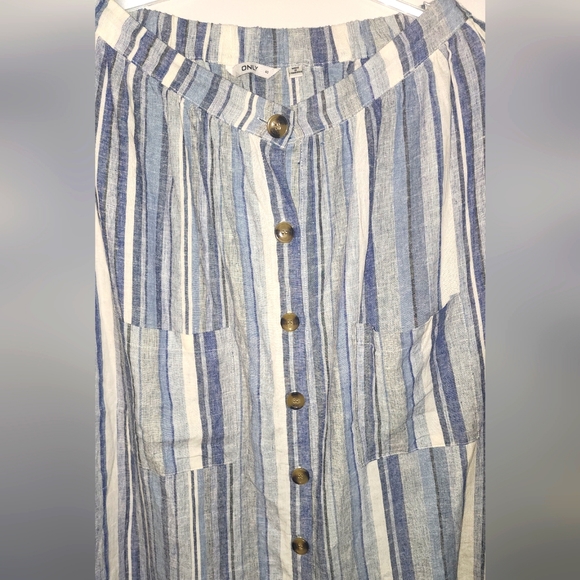 Only Striped Long Skirt - Picture 4 of 4